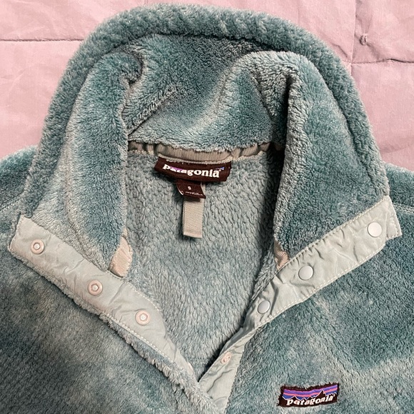 Patagonia Re Tool Teal Fleece Women’s Small - Picture 2 of 5